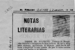 Notas literarias