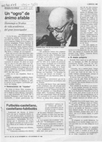 Un "ogro" de ánimo afable  [artículo] Fernando Barraza.