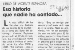 Esa historia que nadie ha contado --  [artículo].