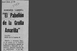 "El pabellón de la grulla amarilla"  [artículo] Darío de la Fuente D.
