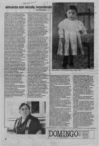 Almuerzo con Neruda, recordando  [artículo] Poli Délano.