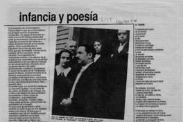 Infancia y poesía  [artículo].