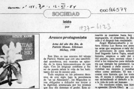 Arauco protagonista  [artículo] Erwin Díaz.