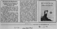 El tesoro de Radomiro  [artículo] Gonzalo Rojas.