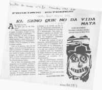 El seno que no da vida, mata  [artículo] Juan Pablo del Río.