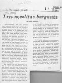 Tres novelitas burguesas  [artículo] Apir.