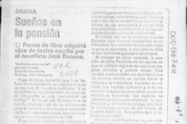 Sueños en la pensión  [artículo] Darío Oses.