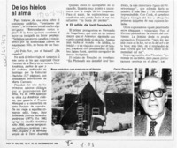 De los hielos al alma  [artículo] G. B.