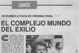 El Complejo mundo del exilio