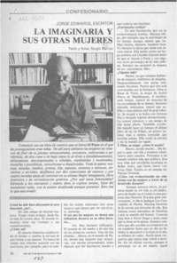 La imaginaria y sus otras mujeres  [artículo] Sergio Marras.