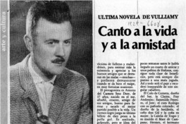 Canto a la vida y a la amistad  [artículo] Virginia Vidal.
