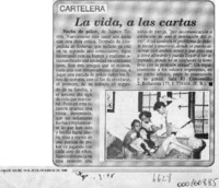 La vida, a las cartas  [artículo] E. B.