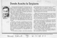 Donde acecha la serpiente