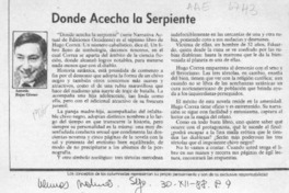 Donde acecha la serpiente