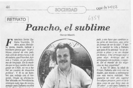 Pancho, el sublime  [artículo] Hernán Meschi.