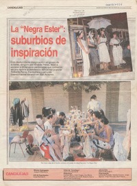 La "Negra Ester", suburbios de inspiración  [artículo] Carmen Mera O.