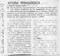 Ayuda pedagógica  [artículo].