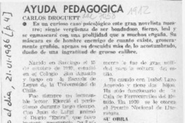 Ayuda pedagógica  [artículo].
