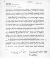 Réquiem  [artículo] Tito Castillo.