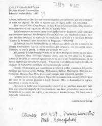 Chile y Gran Bretaña  [artículo] Carlos Ruiz-Tagle.