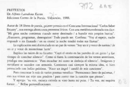 Pre textos  [artículo] Vicente Mengod.