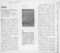 Quilapayún, la revolución y las estrellas  [artículo] E. G.