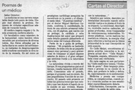 Poemas de un médico  [artículo] Eliana Godoy Godoy.