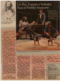 Un rey francés y soñador para el pueblo araucano