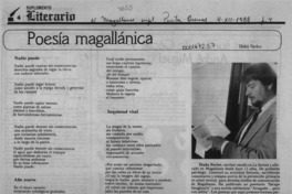 Poesía magallánica  [artículo].