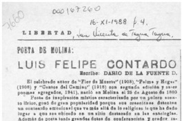 Luis Felipe Contardo  [artículo] Darío de la Fuente D.