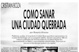 Cómo sanar una ciudad quebrada