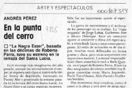 En la punta del cerro  [artículo] H. E.