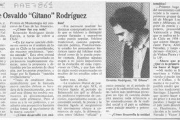El regreso de Osvaldo "Gitano" Rodríguez