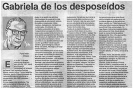 Gabriela de los desposeídos