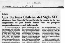 Una Fortuna chilena del siglo XIX