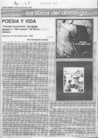 Poesía y vida  [artículo] Aristóteles España.