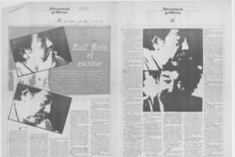 Raúl Ruiz el escritor