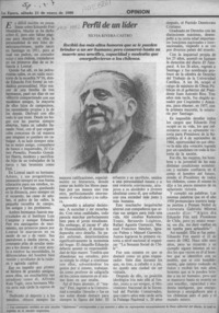 Perfil de un líder  [artículo] Silvia Rivera Castro.