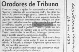 Oradores de tribuna  [artículo] Filebo.