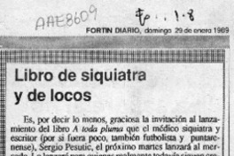 Libro de siquiatra y de locos