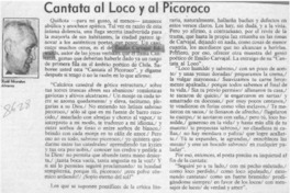 Cantata al loco y al picoroco  [artículo] Raúl Morales Alvarez.