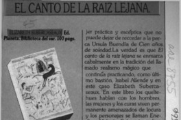 El Canto de la raíz lejana  [artículo].