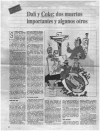 Dalí y Coke, dos muertos importantes y algunos otros