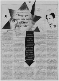 Eduardo Carrasco, "Tengo que sacarle más punta a mi amor por la vida"