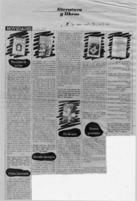 Novedades  [artículo].