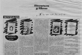 Novedades  [artículo].