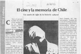 El cine y la memoria de Chile  [artículo] Carolina Díaz.