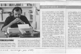 Marco Antonio de la Parra  [artículo] Gloria Stanley.