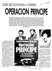 Operación Príncipe  [artículo].