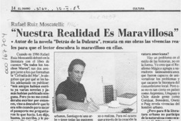 "Nuestra realidad es maravillosa"  [artículo] I. S. I. A.